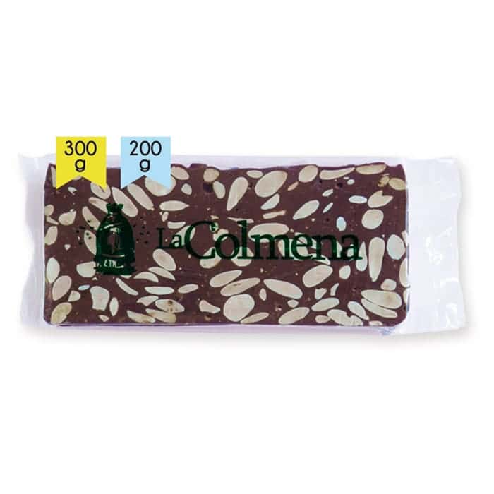 Turrón Chocolate puro y Almendra La Colmena 200 grs