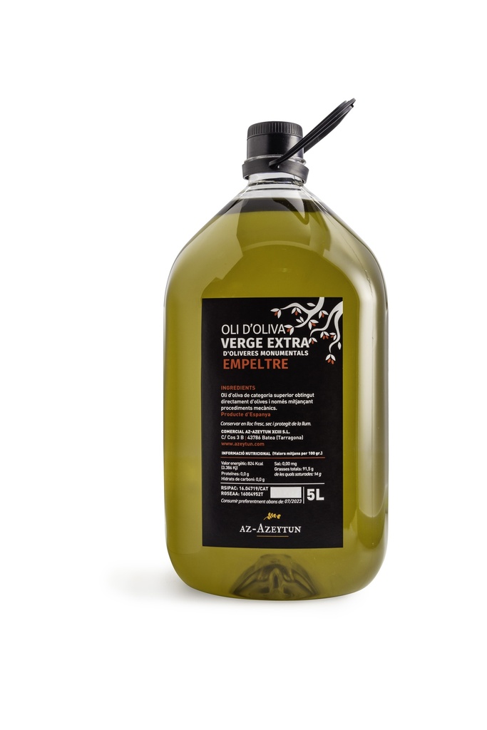 AOVE Virgen Extra Empeltre Az Azeytun PET 5l