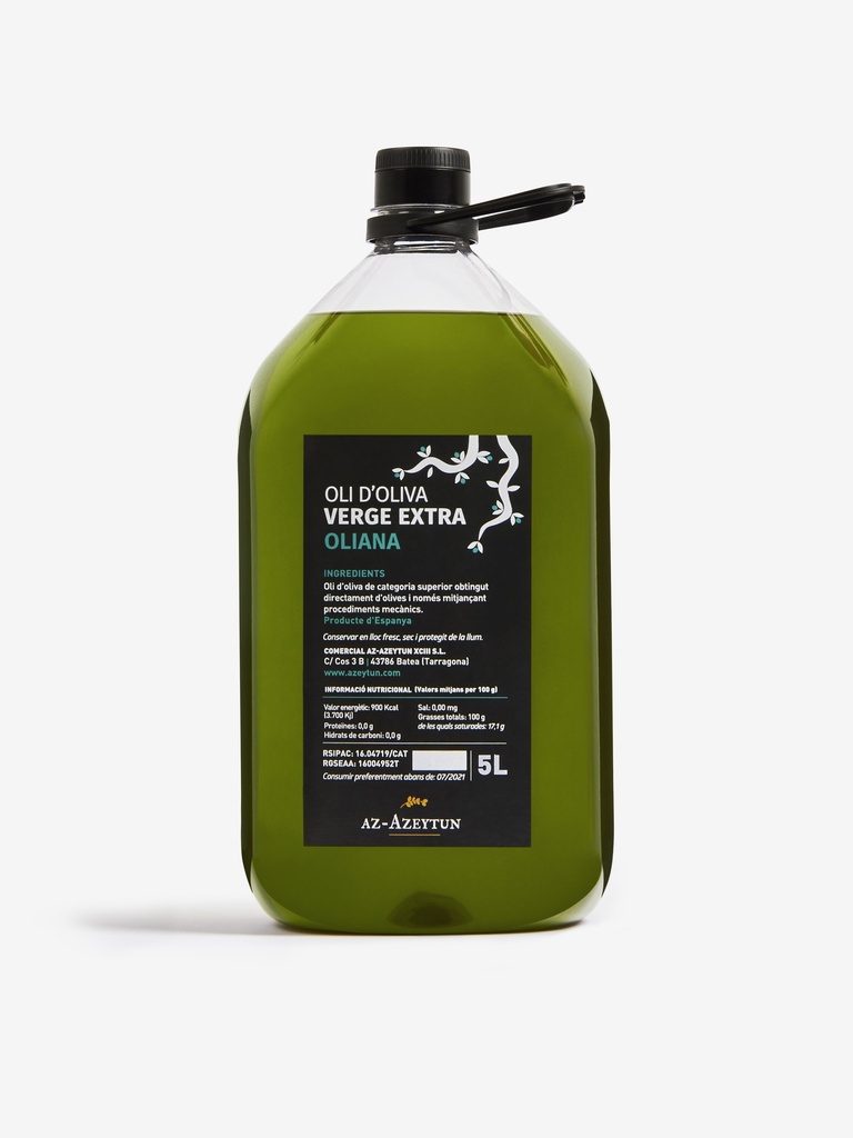 AOVE Aceite de Oliva Virgen Extra Oliana Az Azeytun PET 5 L